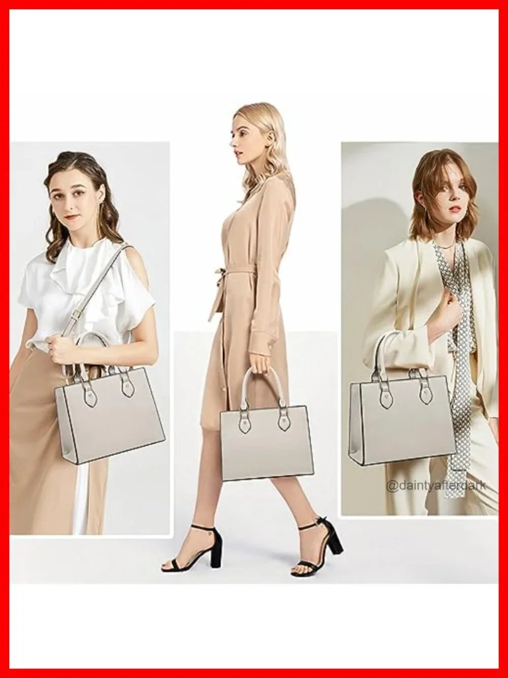 Women's PU Leather Satchel Handbag Crossbody Shoulder Tote